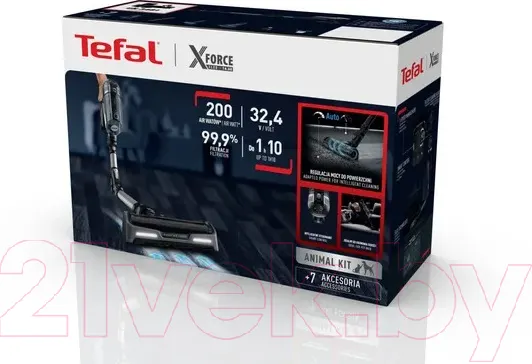 Изображение товара Вертикальный пылесос Tefal TY99A8WO