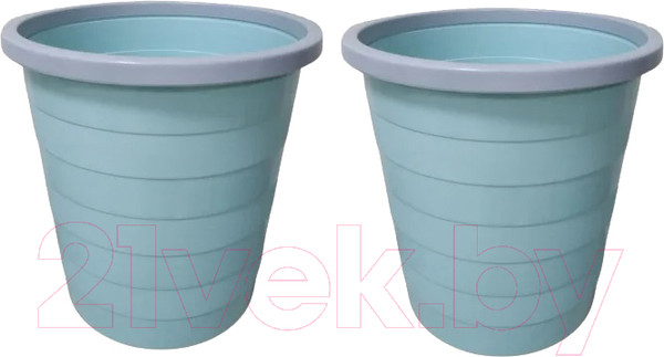 Изображение товара Корзина для бумаг No Brand D2112 9л (2шт, голубой)