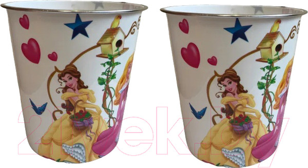 Изображение товара Корзина для бумаг No Brand 10117 7л (2шт, принцесса)