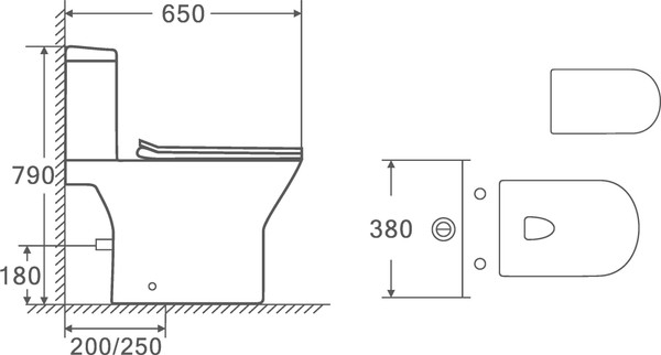 Изображение товара Унитаз напольный Saniteco KW-76004