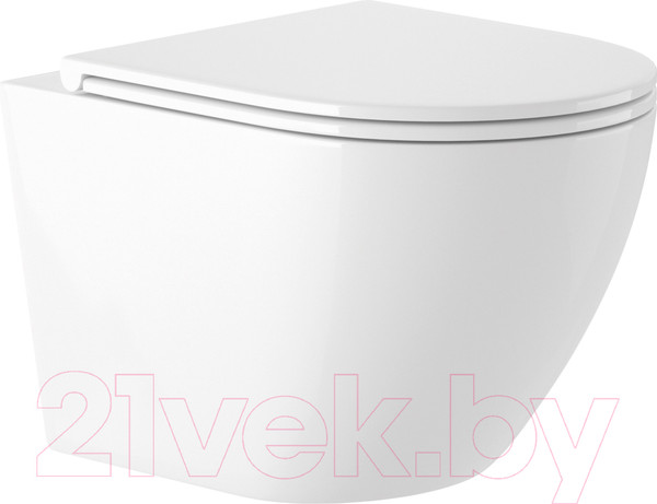 Изображение товара Унитаз подвесной Saniteco KW-9003W Rimles (безободковый)