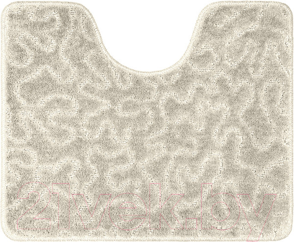 Изображение товара Коврик для туалета Shahintex РР 60x50 003 / 843107 (кремовый)