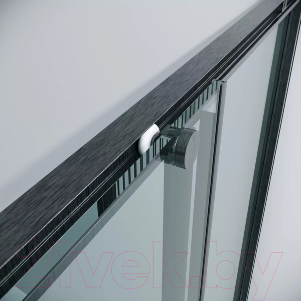 Изображение товара Душевая дверь Grossman Galaxy 110x195 / 1/2.K33.01.11.42.00 (графит сатин/стекло прозрачное)