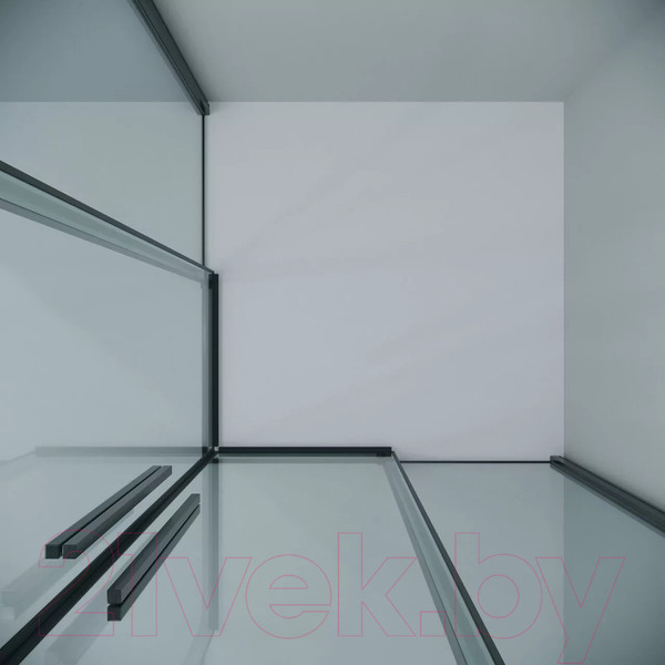 Изображение товара Душевая дверь Grossman Galaxy 120x195 / 1/2.K33.01.12.42.00 (графит сатин/стекло прозрачное)