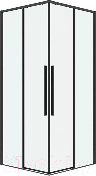 Изображение товара Душевая дверь Grossman Galaxy 120x195 / 1/2.K33.01.12.42.00 (графит сатин/стекло прозрачное)