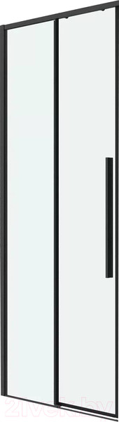 Изображение товара Душевая дверь Grossman Galaxy 120x195 / 1/2.K33.01.12.42.00 (графит сатин/стекло прозрачное)