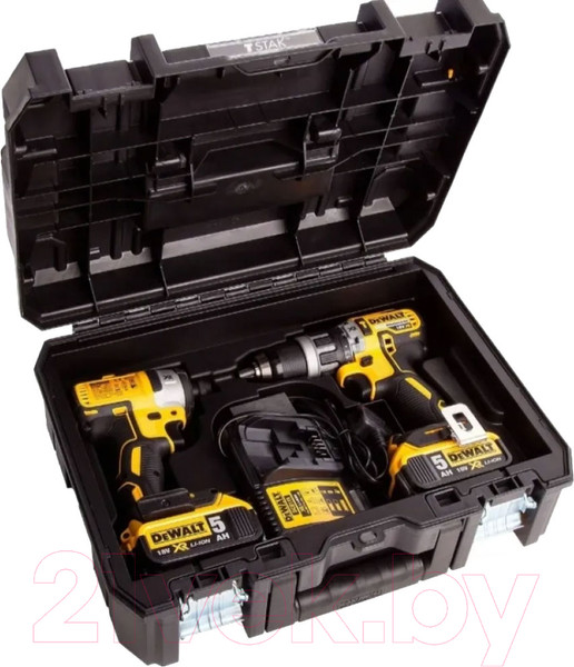 Изображение товара Набор профессионального электроинструмента DeWalt DCD796 + DCF887 / DCK266P2T