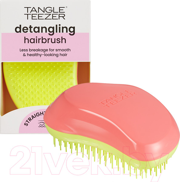 Изображение товара Расческа-массажер Tangle Teezer The Original Salmon Pink & Hyper Yellow