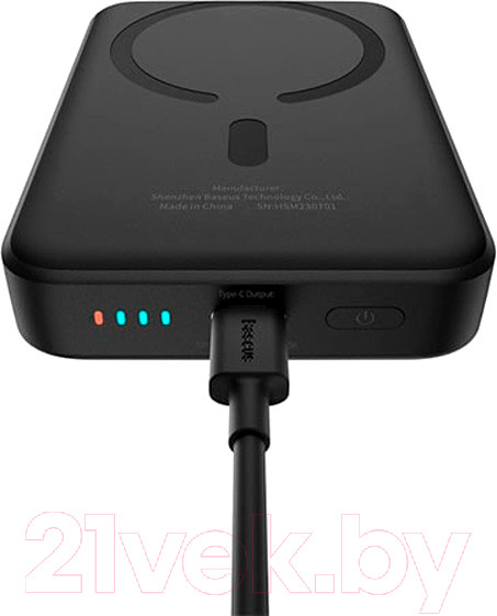 Изображение товара Портативное зарядное устройство Baseus Magnetic Mini Air 10000mAh / P10059001113-00/PPCXM10A (черный)