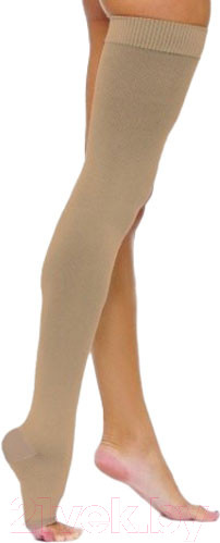 Изображение товара Чулок компрессионный Центр Компресс До бедра 1 кл.к. (р.4, кремовый)