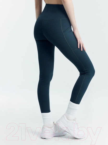 Изображение товара Леггинсы спортивные Mark Formelle 342303 (р.164/170-90, темно-зеленый)