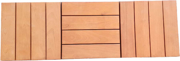 Изображение товара Плитка садовая Polarspa Из термодревесины 30x30 (9шт, береза)