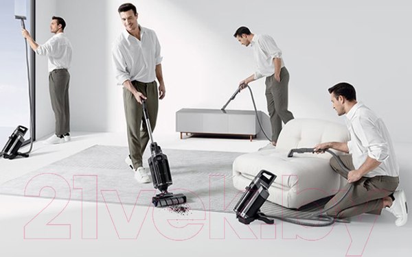 Изображение товара Вертикальный пылесос Redkey Cordless Vacuum Cleaner Wet Dry W12 Pro (серый)