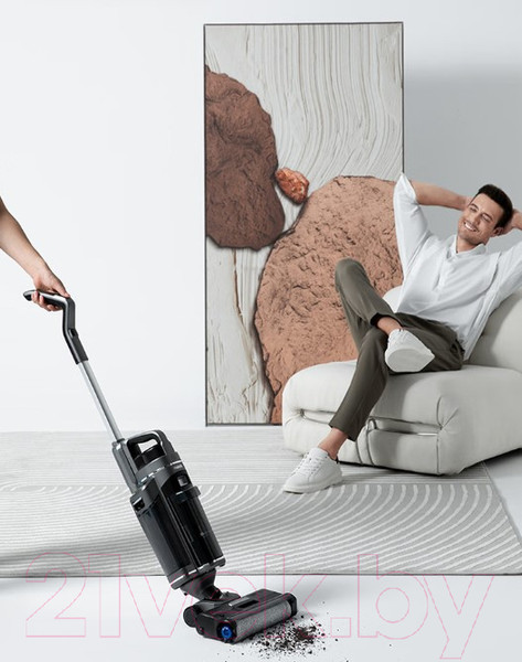 Изображение товара Вертикальный пылесос Redkey Cordless Vacuum Cleaner Wet Dry W12 Pro (серый)