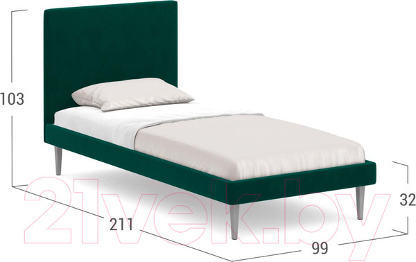 Изображение товара Односпальная кровать Moon Family 1256 / MF008833