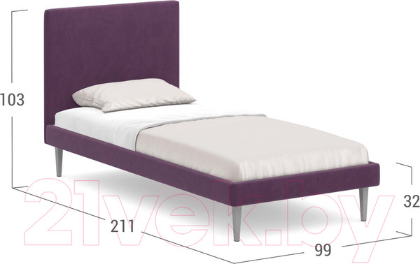 Изображение товара Односпальная кровать Moon Family 1256 / MF008823