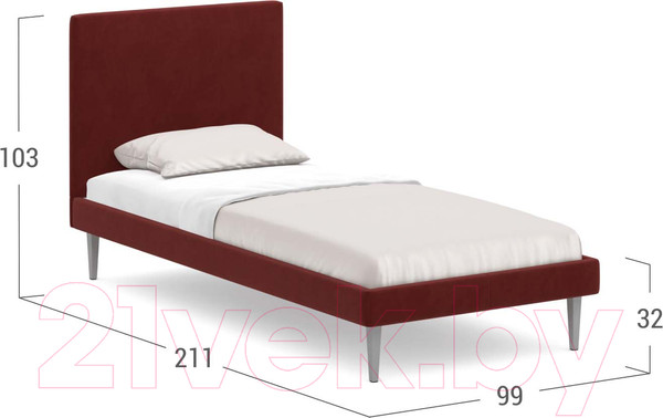 Изображение товара Односпальная кровать Moon Family 1256 / MF008828