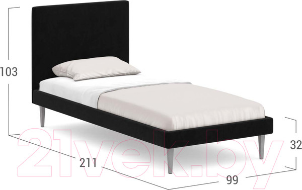 Изображение товара Односпальная кровать Moon Family 1256 / MF008858