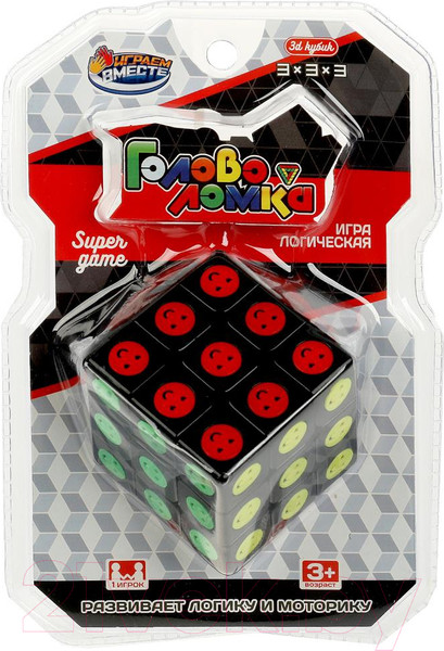 Изображение товара Игра-головоломка Играем вместе Логическая игра кубик / L045-H24247-R