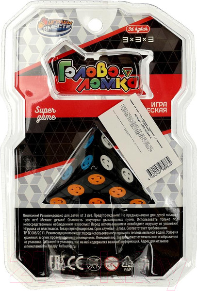 Изображение товара Игра-головоломка Играем вместе Логическая игра кубик / L045-H24247-R