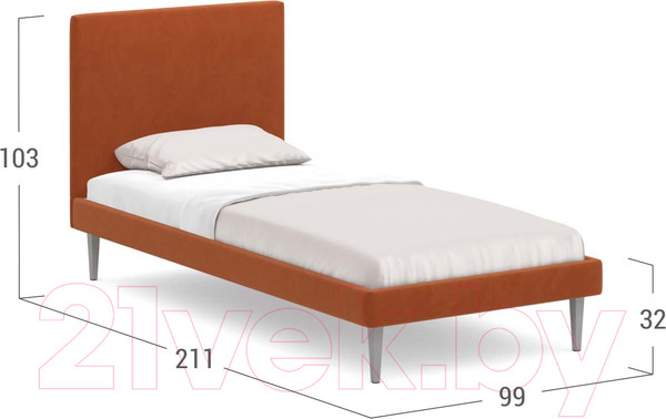 Изображение товара Односпальная кровать Moon Family 1256 / MF008798