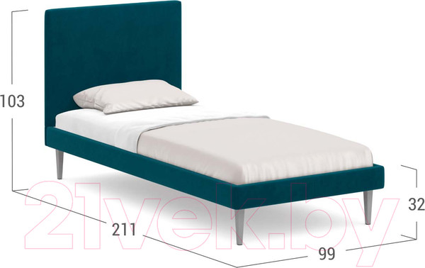 Изображение товара Односпальная кровать Moon Family 1256 / MF008803