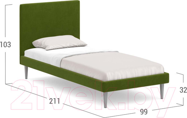 Изображение товара Односпальная кровать Moon Family 1256 / MF008808