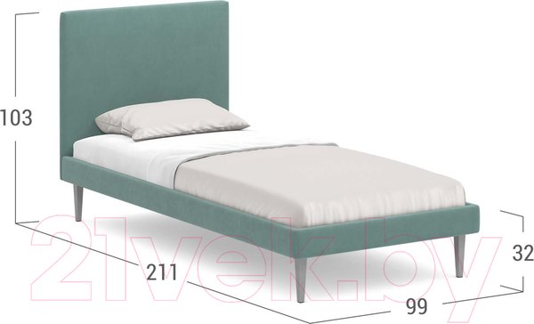 Изображение товара Односпальная кровать Moon Family 1256 / MF007539