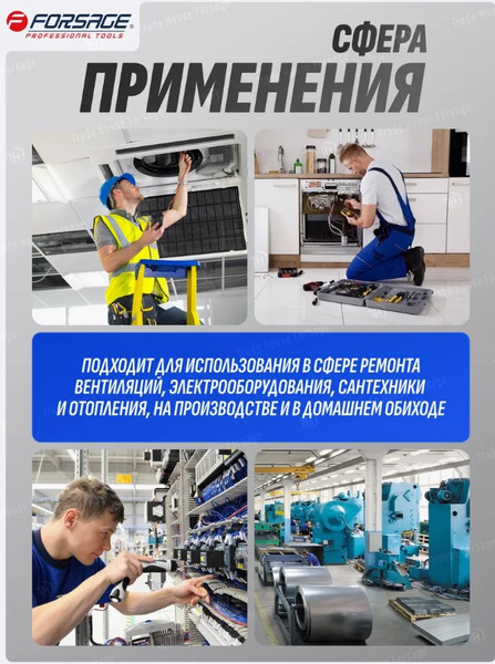 Изображение товара Клещи переставные Forsage F-613G250 (19075)