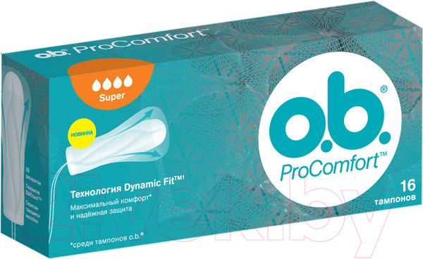 Изображение товара Тампоны гигиенические O.b. Pro Comfort Super (16шт)