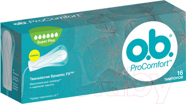 Изображение товара Тампоны гигиенические O.b. Pro Comfort Super Plus (16шт)