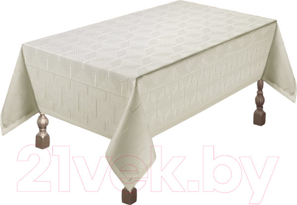 Изображение товара Скатерть DO&CO Yildiz 160x220 / 11974 (кремовый)