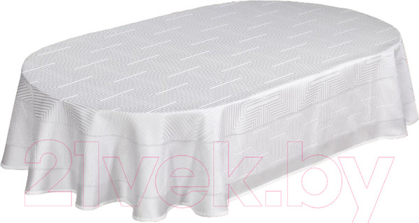 Изображение товара Скатерть DO&CO Yildiz 160x220 / 11975 (белый)