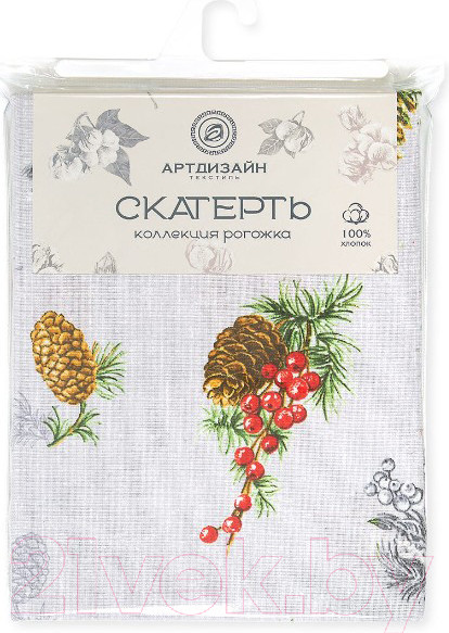 Изображение товара Скатерть АртПостель Серебряный звон (150x260)