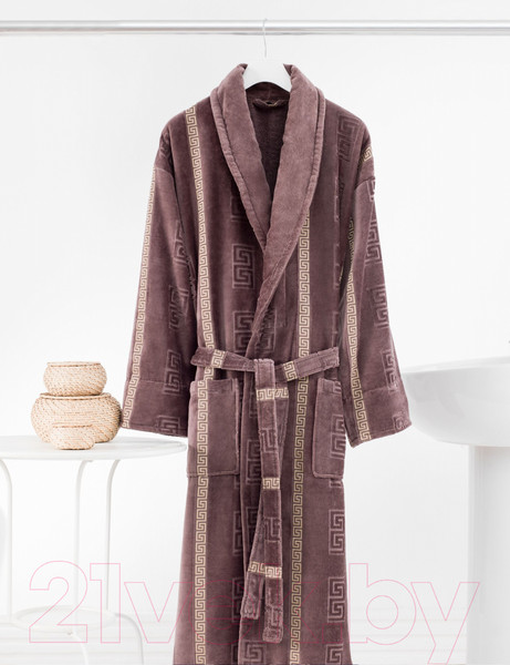 Изображение товара Халат Philippus Greek 9530 (XXXL,коричневый)