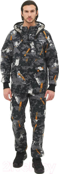 Изображение товара Костюм для охоты и рыбалки Huntsman Антигнус Люкс летний Твил-Пич КМФ192 (р-р 48-50/170-176)