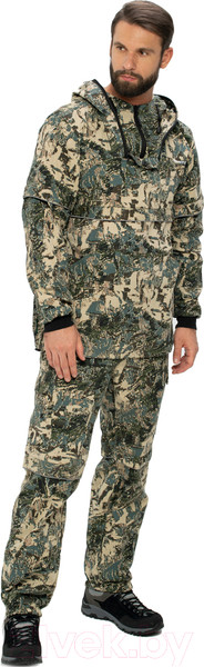 Изображение товара Костюм для охоты и рыбалки Huntsman Антигнус Люкс летний Твил-Пич Лабиринт (р-р 48-50/170-176)