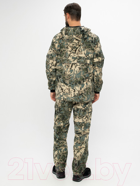 Изображение товара Костюм для охоты и рыбалки Huntsman Антигнус Люкс летний Твил-Пич Лабиринт (р-р 48-50/170-176)