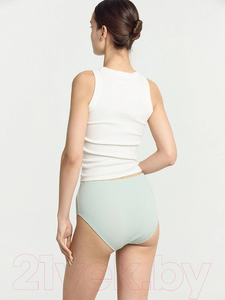 Изображение товара Комплект женских трусов Mark Formelle 412075-3 (р.110, зеленая полоска)