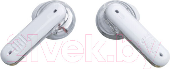 Изображение товара Беспроводные наушники JBL Tune Flex Ghost / JBLTFLEXGWHT (белый)