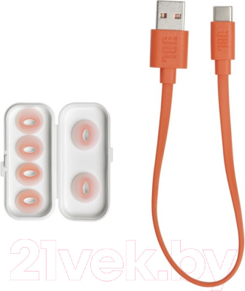 Изображение товара Беспроводные наушники JBL Tune Flex Ghost / JBLTFLEXGWHT (белый)