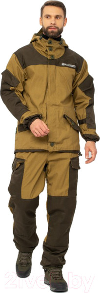 Изображение товара Костюм для охоты и рыбалки Huntsman Горка-3 -5°С Грета Палатка/Хаки (р-р 44-46/170-176)