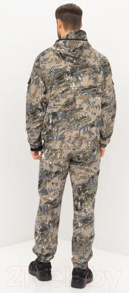 Изображение товара Костюм для охоты и рыбалки Huntsman Стрелок Антимоскит летний Сорочка смесовая Лабиринт (р-р 52-54/182-188)