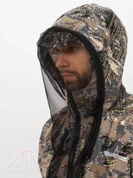 Изображение товара Костюм для охоты и рыбалки Huntsman Стрелок Антимоскит летний Сорочка смесовая Лабиринт (р-р 52-54/182-188)