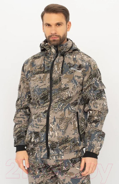 Изображение товара Костюм для охоты и рыбалки Huntsman Стрелок Антимоскит летний Сорочка смесовая Лабиринт (р-р 52-54/170-176)