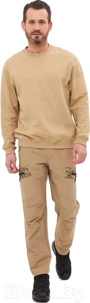 Изображение товара Штаны для охоты и рыбалки Huntsman Матрица Nylon Cotton летние Рип-Стоп Песок (р-р 52-54/182)