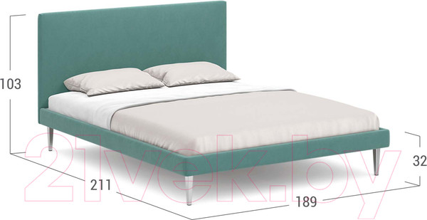 Изображение товара Двуспальная кровать Moon Family 1256 / MF007538