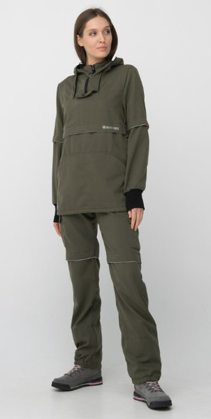 Изображение товара Костюм для охоты и рыбалки Huntsman Женский Антигнус Люкс Cotton Хаки (р-р 40-42/158-164)