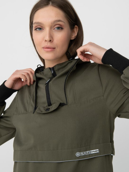 Изображение товара Костюм для охоты и рыбалки Huntsman Женский Антигнус Люкс Cotton Хаки (р-р 40-42/158-164)