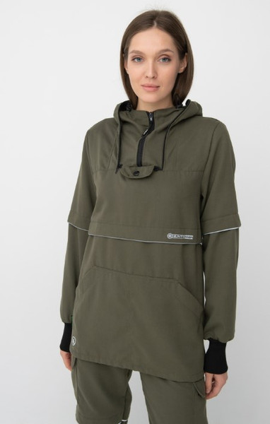 Изображение товара Костюм для охоты и рыбалки Huntsman Женский Антигнус Люкс Cotton Хаки (р-р 40-42/158-164)